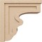 Ekena Millwork 11"W x 22"D x 22"H Classic Highland Rough Cedar Woodgrain TimberThane Corbel, Primed Tan CORUR11X22X22HLDRCPR - alternate 3
